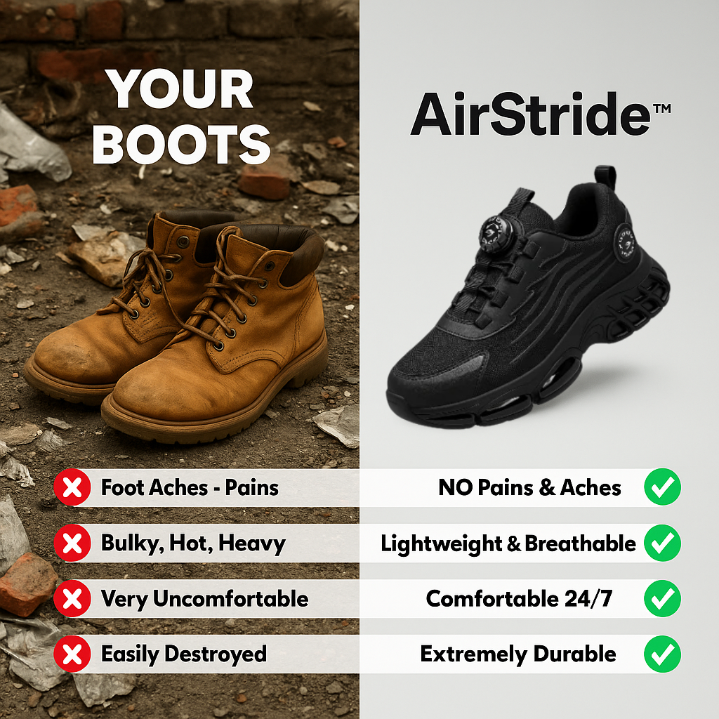 AirStride™ Safety Trainers - Grey