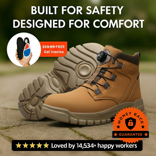 AirStride™ Pro Safety Boots - Wheat Tan
